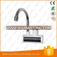 Electric Water Heater 220V Electric Faucet Kitchen Instant Hot Water Heater Digital Display Bottom/Lateral Intake Type