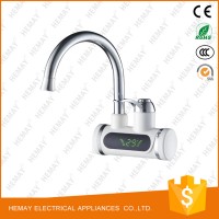 Instant Tankless Electric Hot Water Heater Faucet Kitchen Instant Heating Tap Water Heater with LED EU Plug